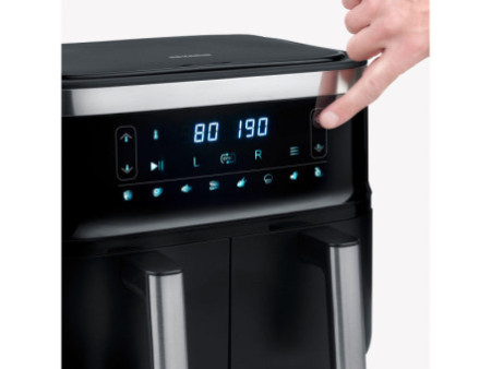 SEVERIN Friteuse à air chaud FR 2453, 2 x 3,8 litres