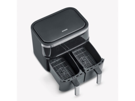 SEVERIN Friteuse à air chaud FR 2453, 2 x 3,8 litres