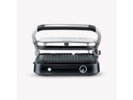 SEVERIN Gril électrique SEVINI Pro KG 2395, argent/noir