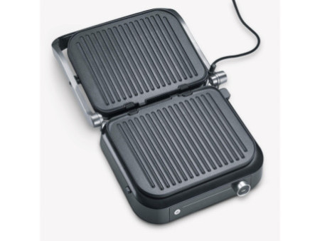 SEVERIN Gril électrique SEVINI Pro KG 2395, argent/noir
