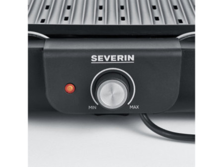 SEVERIN Grill de table PG 8556, avec plaque, noir