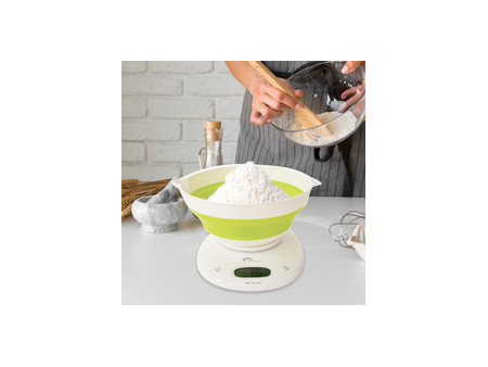 Little balance Balance Bol Up, pliable, blanc / vert clair