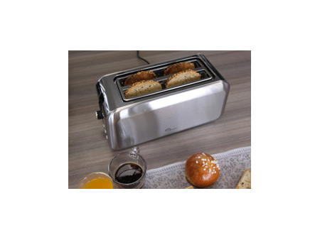 Little balance Grille-pain 4 tranches Dual Inox