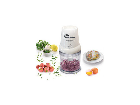 Little balance Mini-hachoir 3 en 1 Little Hachoir, blanc
