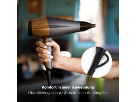 PROFI CARE Sèche-cheveux PC-HT 3010, marron/bronze