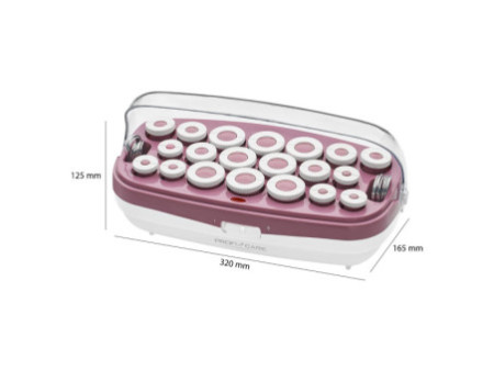 PROFI CARE Kit de bigoudis PC-LW 3028, blanc/bordeaux