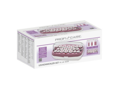 PROFI CARE Kit de bigoudis PC-LW 3028, blanc/bordeaux