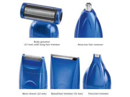 PROFI CARE Tondeuse à cheveux et poils PC-BHT 3015, 5 en 1