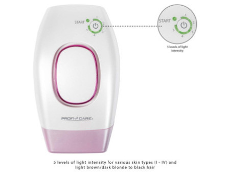 PROFI CARE Système épilateur PC-IPL 3024, nacre/rose