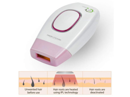 PROFI CARE Système épilateur PC-IPL 3024, nacre/rose