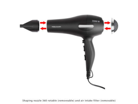 PROFI CARE Sèche-cheveux PC-HTD 3017 AC, noir