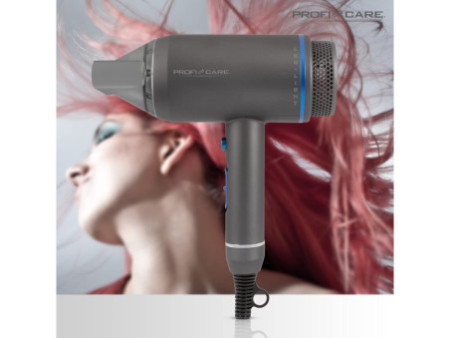PROFI CARE Sèche-cheveux PC-HT 3082, anthracite/bleu
