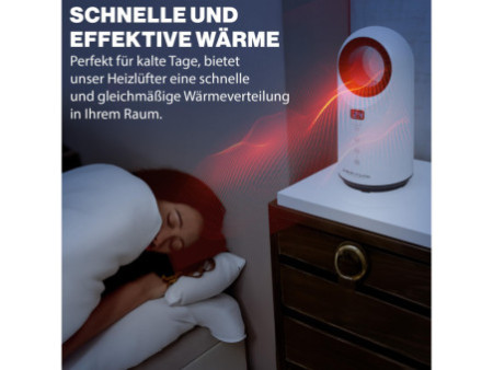 CLATRONIC Radiateur soufflant céramique PC-HL 3086, blanc