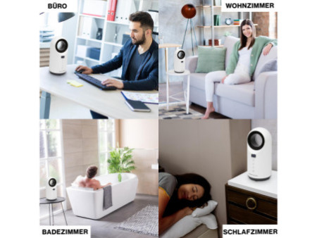 CLATRONIC Radiateur soufflant céramique PC-HL 3086, blanc