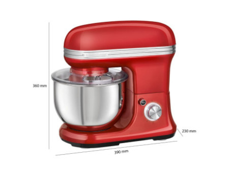 PROFI COOK Machine à pétrir PC-KM 1197, rouge