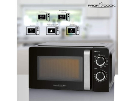 PROFI COOK Micro-ondes grill PC-MWG 1208, noir