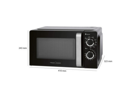 PROFI COOK Micro-ondes grill PC-MWG 1208, noir