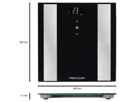 PROFI CARE Pèse-personne digital PC-PW 3007 FA, noir