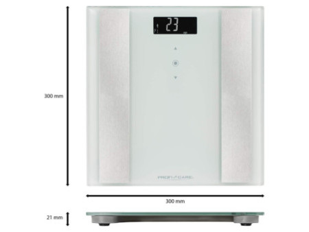 PROFI CARE Pèse-personne digital PC-PW 3007 FA, blanc