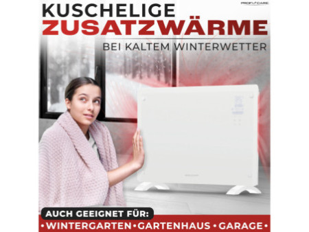PROFI CARE Chauffage par converteur en verre PC-GKH 3118