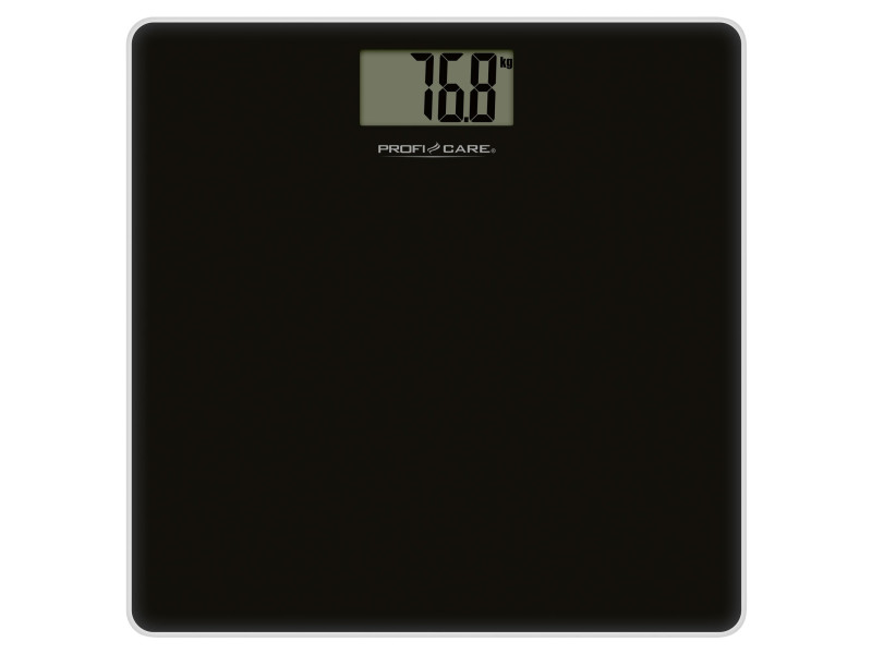 PROFI CARE Pèse-personne digital en verre PC-PW 3122, noir