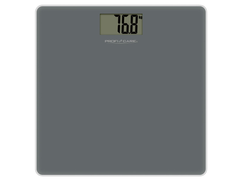 PROFI CARE Pèse-personne digital en verre PC-PW 3122, gris