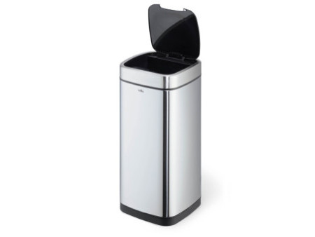 DURABLE Poubelle automatique 'NO TOUCH', 35 litres, argent