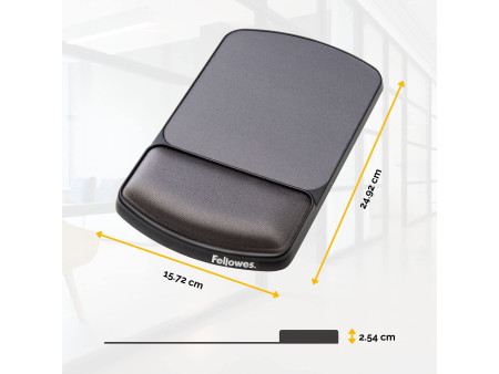 Fellowes Repose-poignet Premium Gel avec tapis de souris,