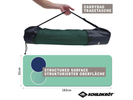 SCHILDKRÖT Tapis de yoga BICOLOR, 4 mm, navy / mint