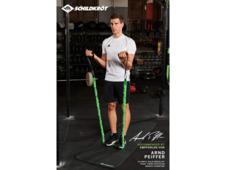 SCHILDKRÖT Kit de cordon de résistance PRO, noir / vert