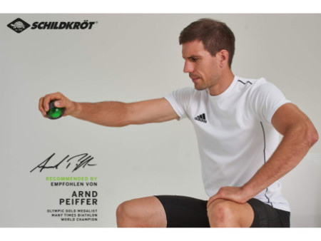 SCHILDKRÖT Balle d'entraînement main/bras Spinball,gris/vert