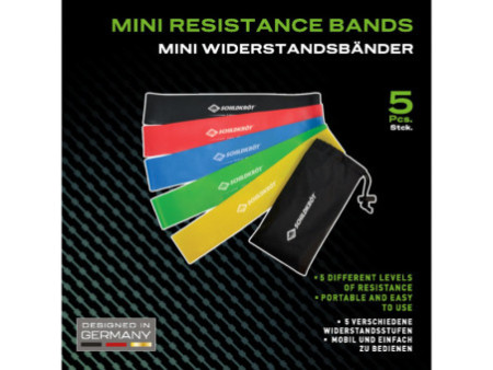 SCHILDKRÖT Mini bande de résistance Resistance Band,set de 5
