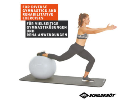 SCHILDKRÖT Ballon de gymnastique, diamètre:750 mm,anthracite