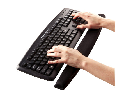 Fellowes Repose-poignet pour clavier Memory Foam, noir