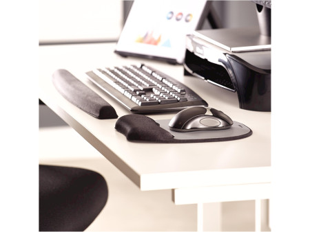 Fellowes Repose-poignet pour clavier Memory Foam, noir