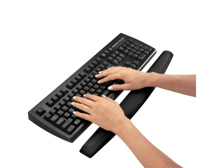 Fellowes Repose-poignet pour clavier Memory Foam, noir