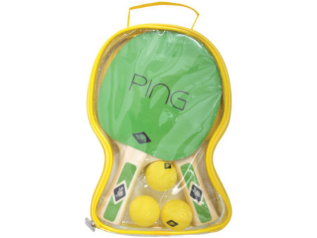 DONIC SCHILDKRÖT Set de tennis de table, vert/jaune