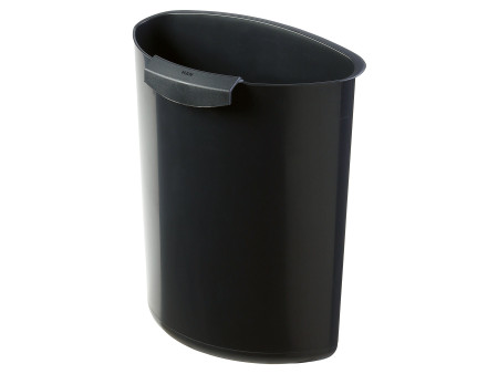 HAN Insert à déchets MOON, PP, 6 litres, sans couvercle,noir