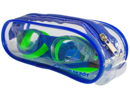 SCHILDKRÖT Lunettes de natation Junior 'Capri', bleu/vert