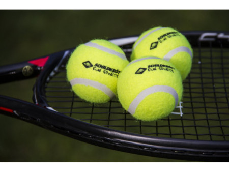 SCHILDKRÖT Balle de tennis, set de 3, jaune