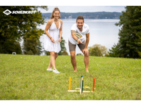 SCHILDKRÖT Jeu de lancer d'anneau 'Ring Toss', en bois