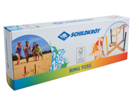 SCHILDKRÖT Jeu de lancer d'anneau 'Ring Toss', en bois