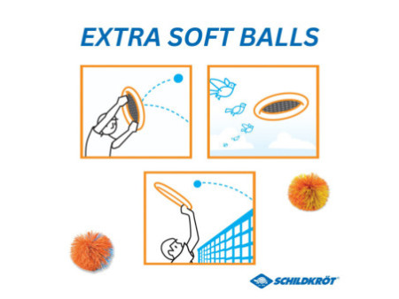 ogoSport Balle de remplacement / balle pompon, pack de 2