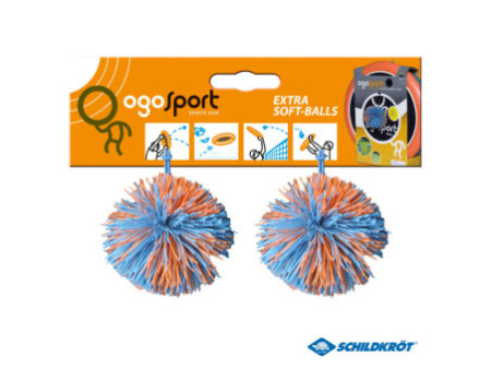 ogoSport Balle de remplacement / balle pompon, pack de 2