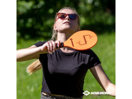 SCHILDKRÖT Set de jazzminton, orange / grün