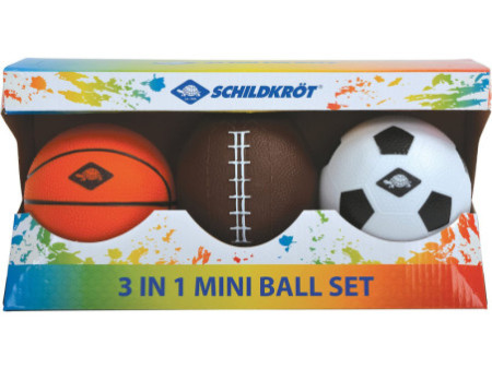 SCHILDKRÖT Set de mini-ballons 3en1, 3 pièces