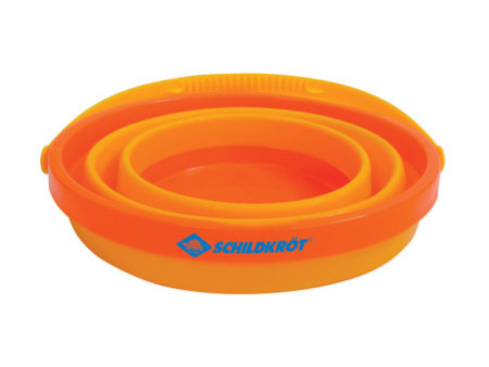 SCHILDKRÖT Seau de plage, pliable, orange