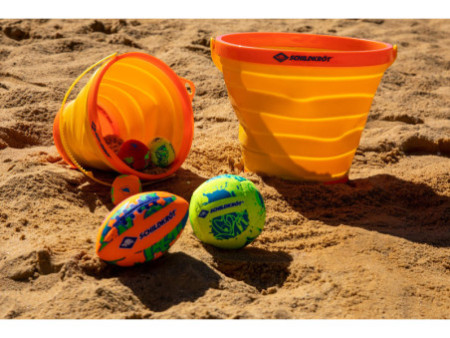 SCHILDKRÖT Seau de plage, pliable, orange