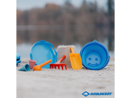 SCHILDKRÖT Kit de jouets de plage 7en1, bleu
