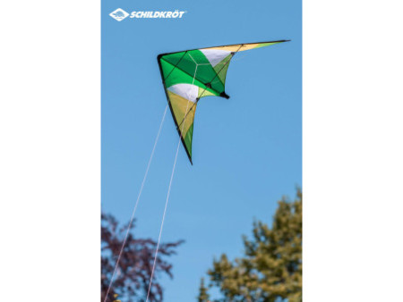 SCHILDKRÖT Cerf-volant acrobatique Stunt Kite 133, vert